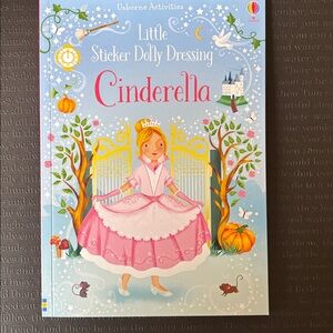 3 for $20 Usborne Little Sticker Dolly Dressing: Cinderella - NEW
